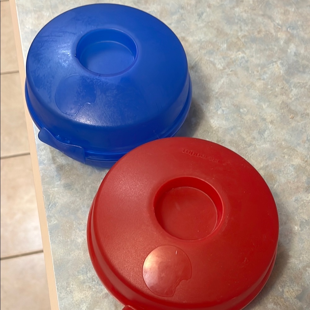 Vibrant Blue Storage Container